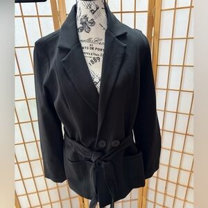NWT Revolve Krisa Black Blazer Size L